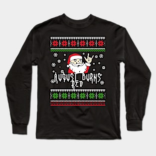 august burn metal santa Long Sleeve T-Shirt